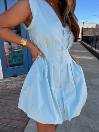 Steve Madden | Gale Bubble Dress Blue