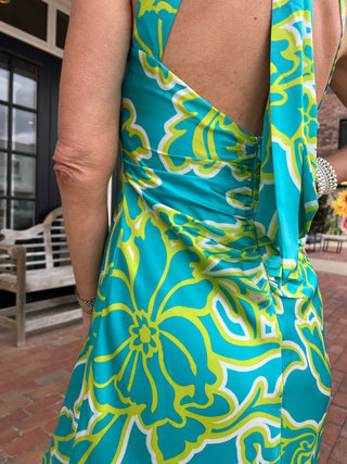 Lotus Halter Maxi