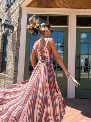 The Sunset Stroll Set Multi Stripe