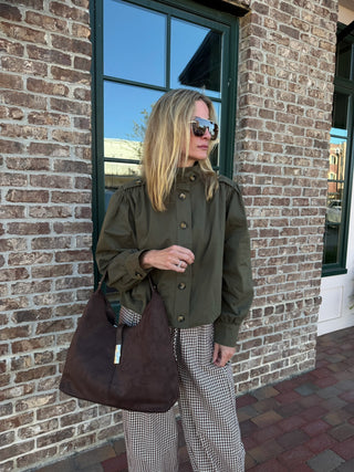 Hailey Bomber Jacket Olive