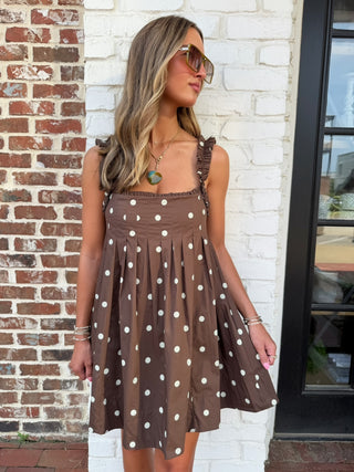 OLIVACEOUS | Vinny Dot Dress Tunic