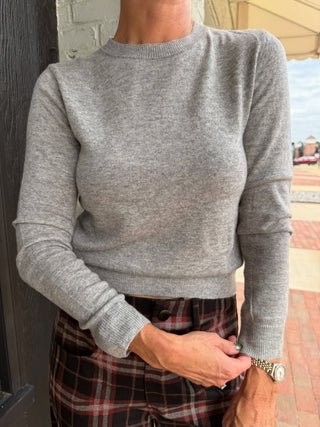 Olivaceous | Georgia Sweater Heather Grey