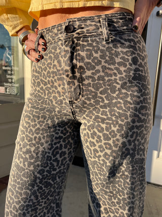 Miou Muse | Wildside Leopard Jeans