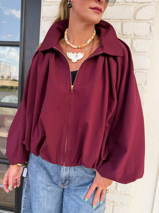 Moody Evening Jacket Wine