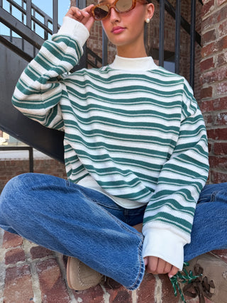 LE LIS WOMEN | Hadley Mock Neck Sweater
