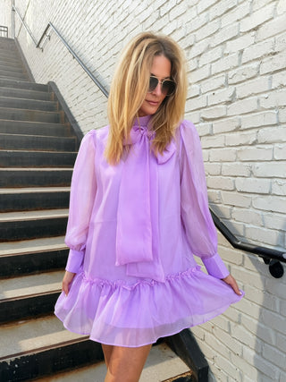 INA | Pierre Bow-Tie Mini Dress