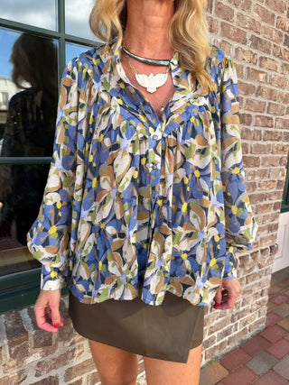 Elodie Botanical Blouse