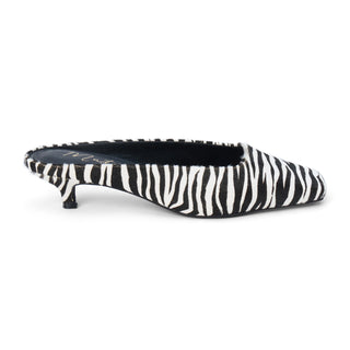 MATISSE | Classy Heeled Mule Zebra