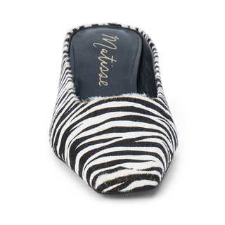 MATISSE | Classy Heeled Mule Zebra