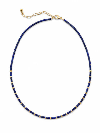 SAHIRA  | Paloma Lapis Lazuli Beaded Necklace