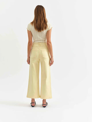 Daze Denim | Valley Girl Wide Leg Ankle in Sunny