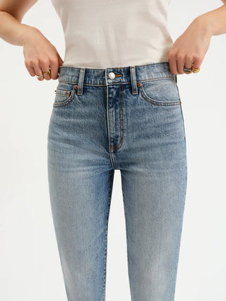 Daze Denim | Smarty Pants High Rise Slim Straight in Face to Face