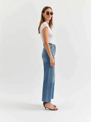 Daze Denim | Pleaser High Rise Wide Ankle Wide Awake