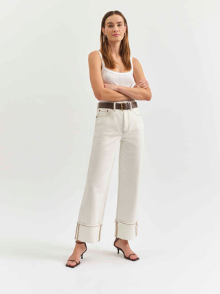 Daze Denim | Eastside Loose Cuff  Vanilla