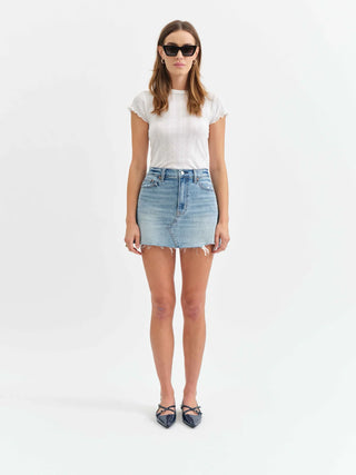 Daze Denim | Malibu Mini Skirt in Obviously Vintage