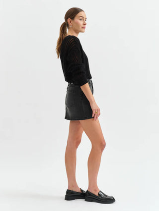 Daze Denim | Malibu Mini Skirt in Spade