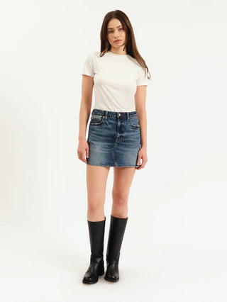 Daze Denim | Malibu Mini Skirt in Authentic