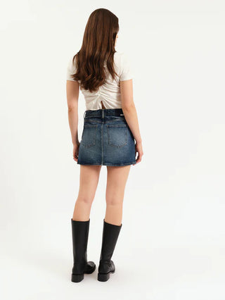 Daze Denim | Malibu Mini Skirt in Authentic