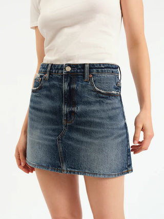 Daze Denim | Malibu Mini Skirt in Authentic