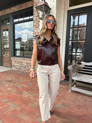 STEVE MADDEN | Luxie Vest Fig