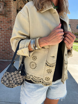 MIOU MUSE | Wyatt Embroider Jacket