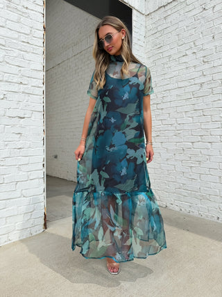 The Moonlit Garden Dress Green