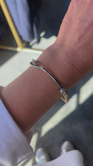 Fisher Hook Bracelet Gold