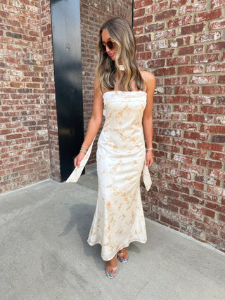 LENA | Meadow Floral Midi Dress