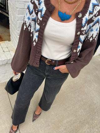 LE LIS | Alpine Fair Isle Sweater