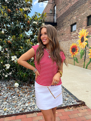 Sadie & Sage | Chase The Sun Stripe Top