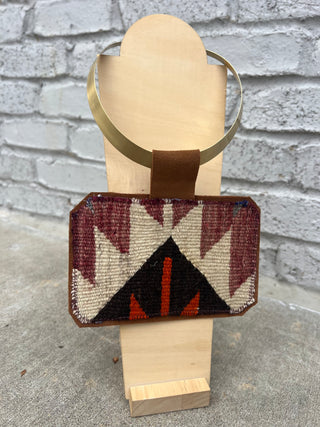 Orijinal | Kilim Pendant Necklace Brass v8