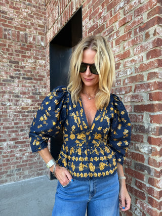 Jenna Floral Blouse
