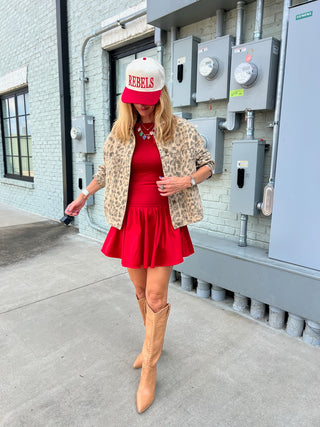 OLIVACEOUS| The Red Robyn Dress