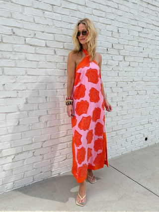 ENTRO | Sunset Shell Maxi Dress