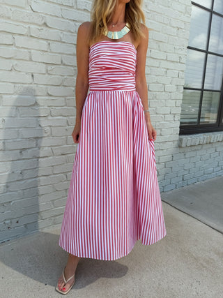 NEEDII | Capri Stripe Midi Dress