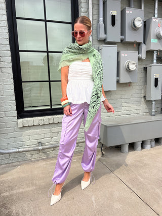 Dylan Bandana Blanket Scarf Green