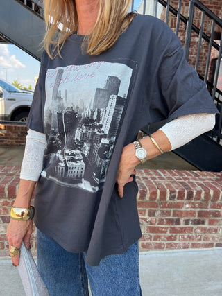Z Supply | Big Apple City Tee Black Sand
