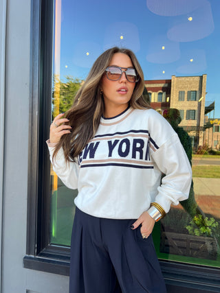 Le Lis | New York Sweater White