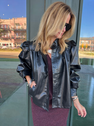 GLAM | Luna High Collar Jacket Black