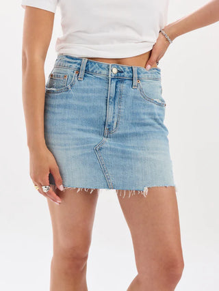 Daze | Malibu Mid Waist Mini Skirt - Obviously Vintage