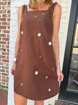 The Claudia Dress Chocolate