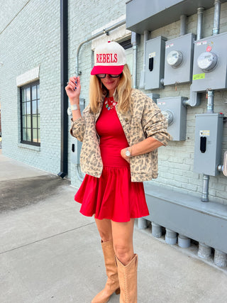 OLIVACEOUS| The Red Robyn Dress