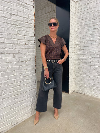 THML | Wild Side Flutter Top