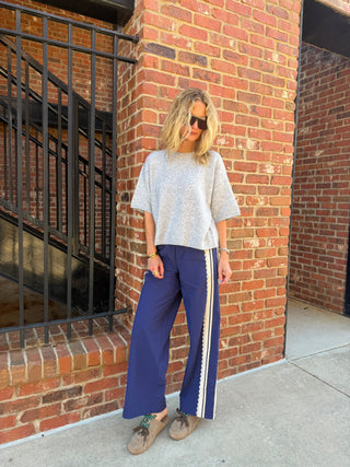 Darcy Sweater Top Heather Grey