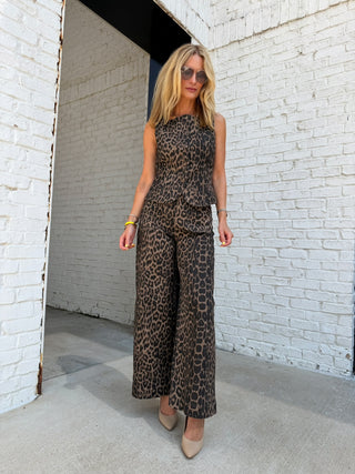 ENTRO - Wild at Heart Leopard Pants