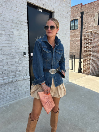 NEEDii | The Beatrice Bubble Skirt Tan