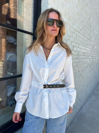 The Miranda Button Down White