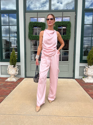 Deluc | Pousos Cargo Pants Pink