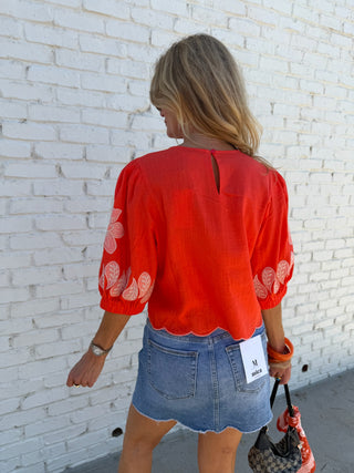 THML | Bryn Embroidered Top
