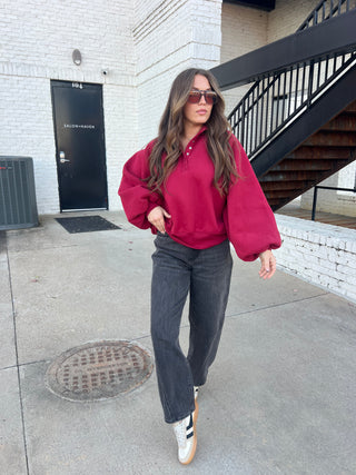 This is the One Sweatshirt | Burgundy